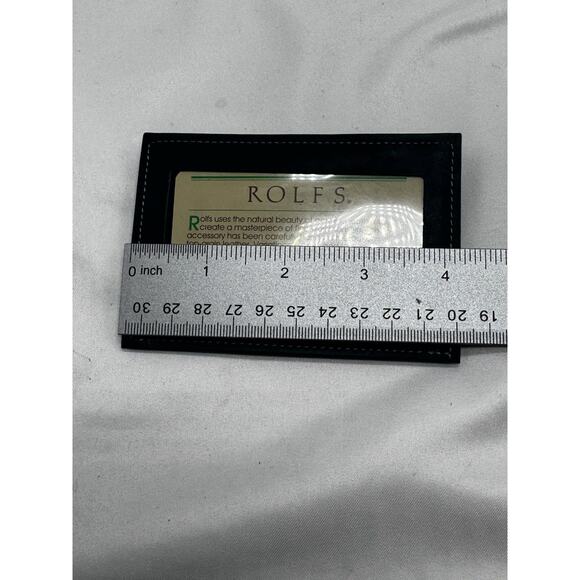 Rolfs Ladies Weekender Wallet Women Green Leather Travel Trip Small Money Credit - Picture 7 of 8